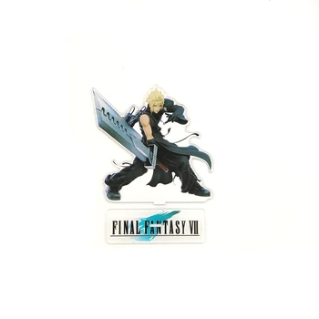 Elsker Tak Final Fantasy VII 7 Cloud Strife akryl står figur model tallerkenholder kage topper Japansk anime cool
