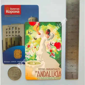 Spanien souvenir-magnet vintage turist-plakat