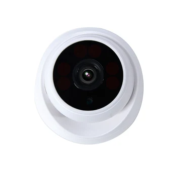 H. 264 CMOS 1200TVL HD CCTV KAMERA 3.6 MM Analog 6led Array Infrarøde 30m night vision Sikkerhed beskyttende indendørs Dome farve video
