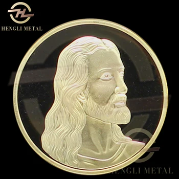 5 pc ' er/masse Bibelske Historier Mesterværk Fra Da Vinci 1 Oz. Den Sidste Nadver Mønt Jesus Mønt Forgyldt Religiøse Bibelen Mønt