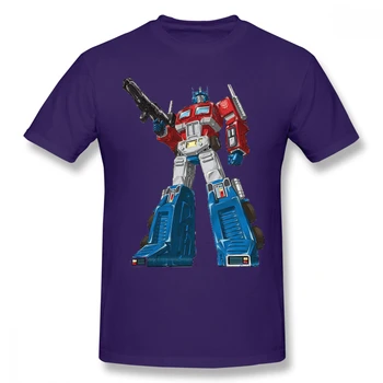 Mænd Transformere Science Fiction Action Film Sort T-Shirt Optimus Prime Ren Bomuld T-Shirts Harajuku TShirt