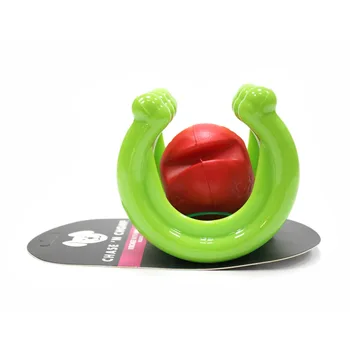 CAITEC Hund Legetøj Bold Række Form Som Brystkasse Holdbar Floatable Interaktive til at Tygge og Lampe Velegnet til Mellemstore Hunde