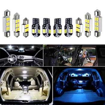 Fejl Fri Hvid LED Bil Interiør Lys Pakke Kit Til 2001-2020 Nissan X-Trail (T30 T31 T32 LED Indvendigt Lys