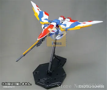 Bandai Gundam Model er PÅ Lager Forsamling 69489 MG 1/100 XXXG-01W Gundam Wing ROBOT Figur Anime Legetøj Figur Gave