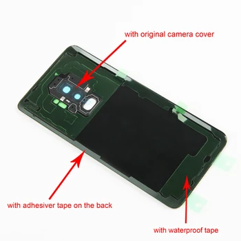 Samsung Oprindelige Tilbage Batteriet Dør Glas Cover Til Samsung Galaxy S9 SM-G9600 S9+ S9 Plus S9Plus G9650 Bageste Boliger bagcoveret