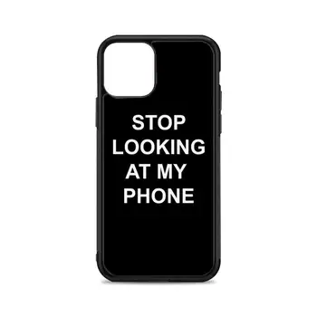 Stop kigger på min telefon, Mobiltelefon Case for iPhone 12 mini-11 pro XS Max X XR 6 7 8 plus SE20 Høj kvalitet TPU silicon cover
