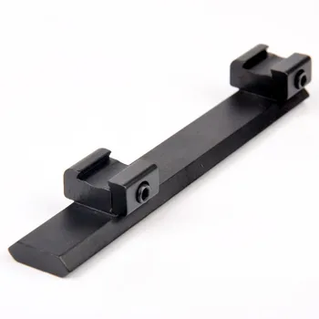 Længde 125mm Picatinny Skinne-Adapter 10 Slots, der Passer 11mm til 20mm Picatinny Weaver Rail for Riffel/Luft Pistol Jagt
