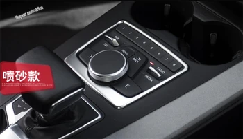 Lapetus Center Kontrol Mms-Knop Frame Cover Interiør Trim For Audi A4 B9 A5 Sedan / Avant / Allroad Quattro 2016 - 2020