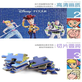 Ægte Disney Pixar Toy Story 4 500 Skive Lille Stykke Puslespil Toy Børn papir Puslespil legetøj til Børn Julegave