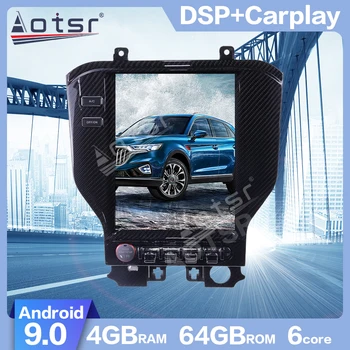 AOTSR For Ford Mustang-2019 Android 9.0 Tesla stil Lodret skærm Carbon fiber Bil GPS Navigation PX6 Multimedie-Afspiller