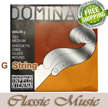 Thomastik Dominant 135B Violin String ,G Sting(133) ,skal du Indstille 4/4 Medium. Fremstillet i Østrig. gratis forsendelse,