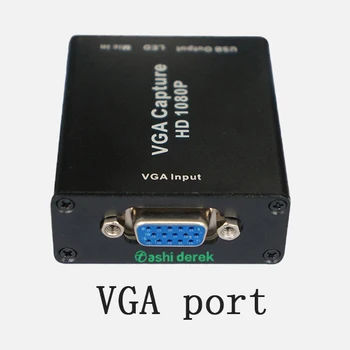 1080P VGA-Capture Kort USB2.0 Output VGA Signal Input Uafhængig Lyd Inout Ingen Effekt, der er Nødvendig Modul Drive-gratis Ingen Plug-in