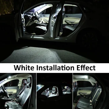 16 Stk Bilen Hvid Indvendig LED Pære Pakke For 2011-2016 BMW F10 528i 528i 535i 535i 550i xdrive 550i M5 Kort Dome Licens