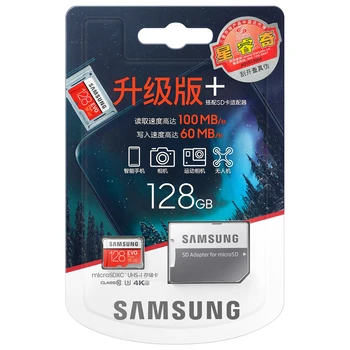 SAMSUNG Memory-Kort Micro SD EVO PLUS 256GB 128GB 32GB SDHC 64GB SDXC Klasse Class10 C10 UHS-1 TF Kort Trans Flash 4K microsd
