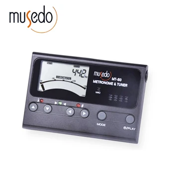 Musedo MT-80 Professionel Præcision LCD-Guitar Metronome Tone Generator Guitar Tuner
