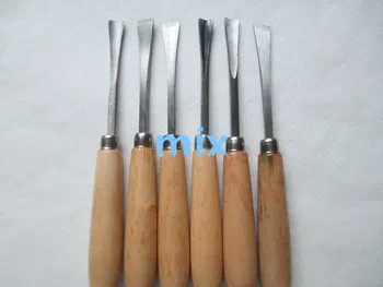Fixmee 6 Stemmejern Udskæring Knive kniv Sæt til Udskæring Træ, Ler og Voks Ny