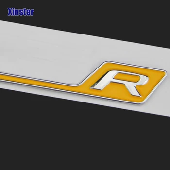Plast R S Badge Brev Emblem til Mercedes Benz AMG GTR GTS C63S E63S GLC63S GLE63S Bil Styling Kuffert Mærkat