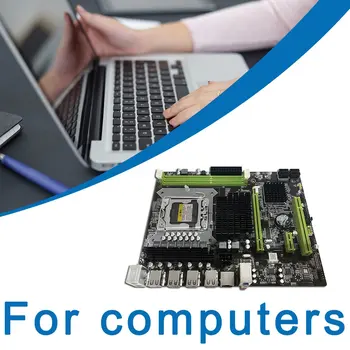 X58 LGA 1366 bundkort LGA1366 støtte REG ECC og Core i7-Serien CPU, DDR3 MSATA Bundkort harddisk X58 bundkort
