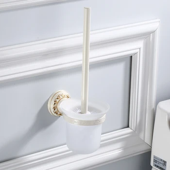 Hvid Toiletbørste Indehavere Af Antikke Metal Toilet Bowl Børste Badeværelse Rengøring Af Indehaveren Badeværelse Tilbehør