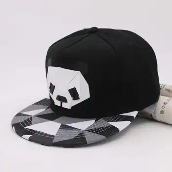 Høj kvalitet Ny Tegnefilm panda Justerbar Baseball Caps Snapback Hatte For unge Mænd Kvinder Fashion animal Cap Hip Hop Knogle Hat