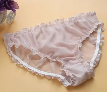 1STK Silke Kvinder er Transparent Sexet Undertøj, Trusser, Undertøj L XL 2XL MS014
