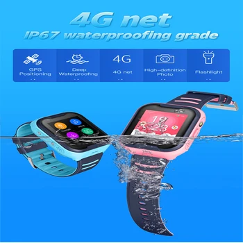 A36E 4G Netværk smartwatch GPS Wifi Placering Børn Børn Smart Watch Video call Sim-Kort, Kamera Baby SOS Bevægelse Styr IP67
