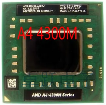 AMD Bærbar computer, Bærbare CPU processor A4-4300M 2,5 Ghz-Socket FS1 A4-4300M AM4300DEC23HJ gratis fragt