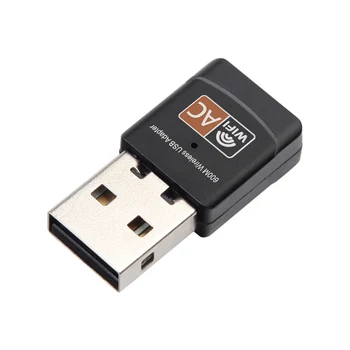 Trådløs USB-WiFi-Adapter 600Mbps wi-fi Dongle PC Network Card Dual Band wifi 5 Ghz-Adapter, Lan, USB / Ethernet-Modtageren AC Wi-fi