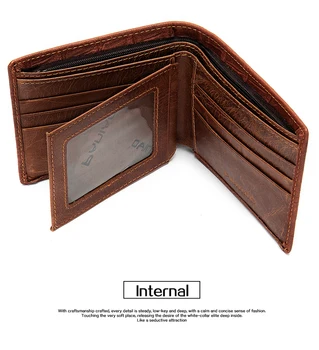 WESTAL mænds tegnebog krokodille mønster i ægte læder luksus taske vintage mønt pung penge taske kortholderen design tegnebog 4223