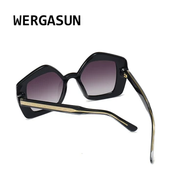 WERGASUN 2020 Damer Vintage Solbriller Kvinder Brand Designer Gradient Linse Travel Store Billede Sol Briller, Oculos De Sol Gafas