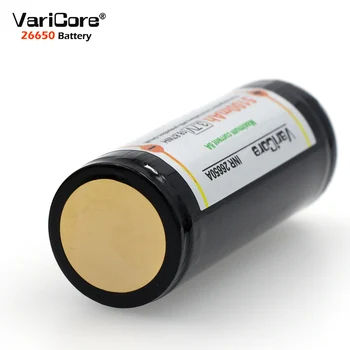 VariCore 26650 batteri 26650 Li-ion batteri ikke 18650 batteri Beskyttelse 8A afladningsstrøm.