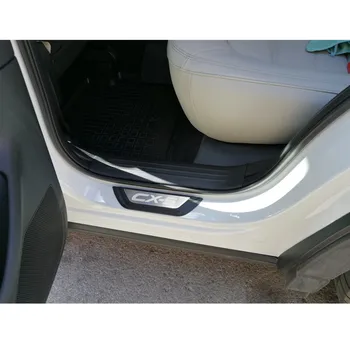 Mazda CX-5 CX-5 CX5 KF 2017 2018 2019 2020 Dør Karmen Scuff Plate Vagt Velkommen Pedal Beskytte Mærkat Bil Styling Tilbehør