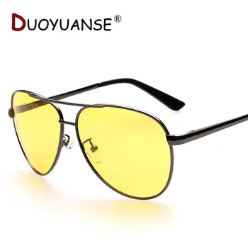 DUOYUANSE Dag & Nat Polariserede Solbriller af Høj Kvalitet Metal Ramme Mænd Sol Briller, Mode-Drevet Briller Klassikere Briller