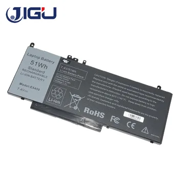 JIGU 7.4 V 51WH 4 Celler, værdiboks til Bærbar G5M10 Batteri til DELL Latitude E5450 E5470 E5550 E5570 Notebook 15.6