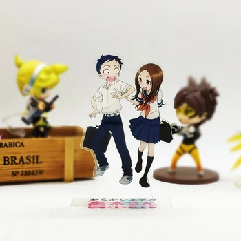 Karakai Jouzu ingen Takagi-san Takagi Nishikata akryl står figur model tallerkenholder kage topper Japansk anime cool