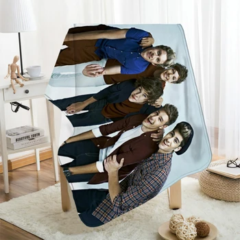 Musife Custom One Direction Flannel Tæppe Design Dit eget Tæppe, Flonel Sengetøj til Sofa DIY Dropshipping
