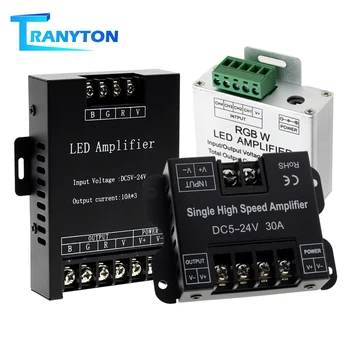 LED Strip Forstærker dc 5 v-24V Enkelt High Speed Controller Forstærker til Single Color RGB RGBW Lys Strøm Repeater Konsol