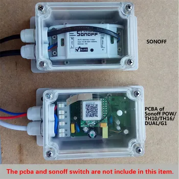 Sonoff IP66 Smart Home vandafvisende Shell For Sonoff Basic/RF/Dual/Pow Holdbar Vandtæt Sag Home Automation For Xmas Lys