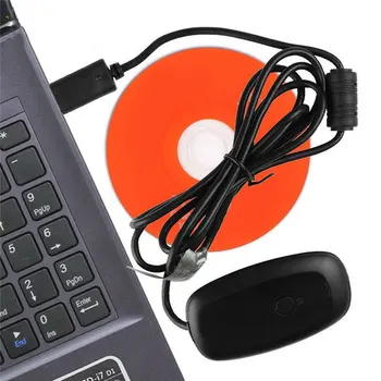 Wireless Gamepad PC-Adapter, USB-Receiver med CD ' en Til Microsoft Xbox 360 spillekonsol Controller PC Modtager Gaming Tilbehør