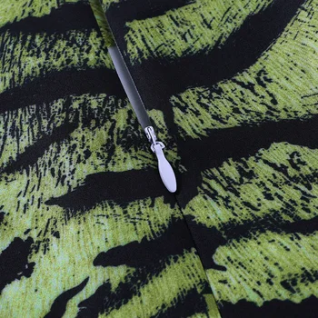 Zenaide Højtaljede Midi Y2K Nederdel Zebra Print Sexede Kvinder Sommeren 2021 e pige Mini Grøn Print Kvinde Nederdele
