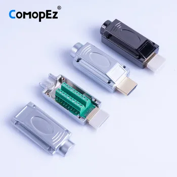 HD HDMI Video Converter 2.0 Solderless-Stik HDMI Male Mini Kabel-Adapter Til skærme Og Projektor