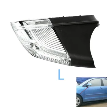 Venstre sidespejl Indikator for blinklys Lampe Shell for VW Polo 9N3 05-09 1Z0949101C