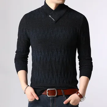 BOLUBAO Mænds Turtleneck Sweater Mode Brand Mænd Kvalitet ensfarvet Bomuld Pullover Mandlige Slim Fit Vilde Slank Sweater