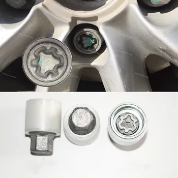 1stk Dæk anti-tyveri skrue afmontering af nøgle bøsning Til Volkswagen Polo Golf Jetta Passat CC Tiguan Touran Bora Phaeton