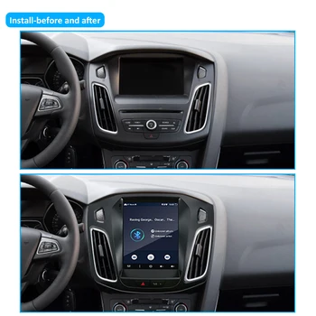 For Ford Focus 3 Mk 3 Tesla skærmen Tesla stil 2012-2017 Bil Radio Multimedie Bil Radio Mms Video-Afspiller, GPS-Navigation