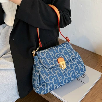 Retro taske tasker nye 2020-fashion ene skulder, underarm tasker messenger tasker kvindelige håndtaske Enkel og komfortabel tasker punge