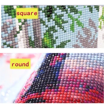 Cross Stitch Kit DIY Diamant Broderet Ugle ur Fuld Square/runde Diamant Maleri, Mosaik, Home Decor