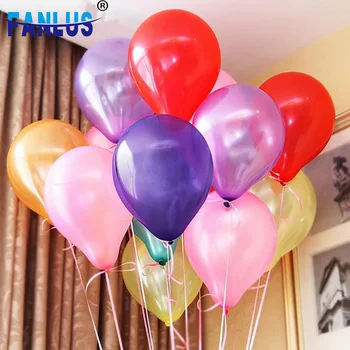 100 stk/masse 10tommer hale balloner flerfarvet bryllup fødselsdag part forsyninger ægteskab værelse dekoration link ballon 1,2 g
