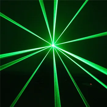 FREMMEDE Fjernbetjening 50mw Grøn Laser Projektor Professionel Scene Belysning Effekt DMX 512 Scanner DJ Disco Party Show Lys