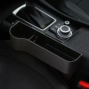 Universal ABS Læder autostol arrangør Revne Huller opbevaringsboks Stuvning premium multifunktionelle tilbehør til bilen bil opbevaring